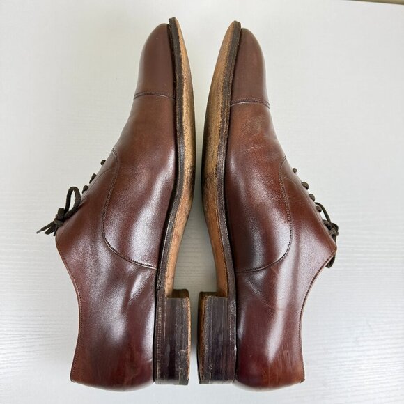 Church\'s Consul Bleached Calfskin Custom Grade Oxford Brown Leather main image 13